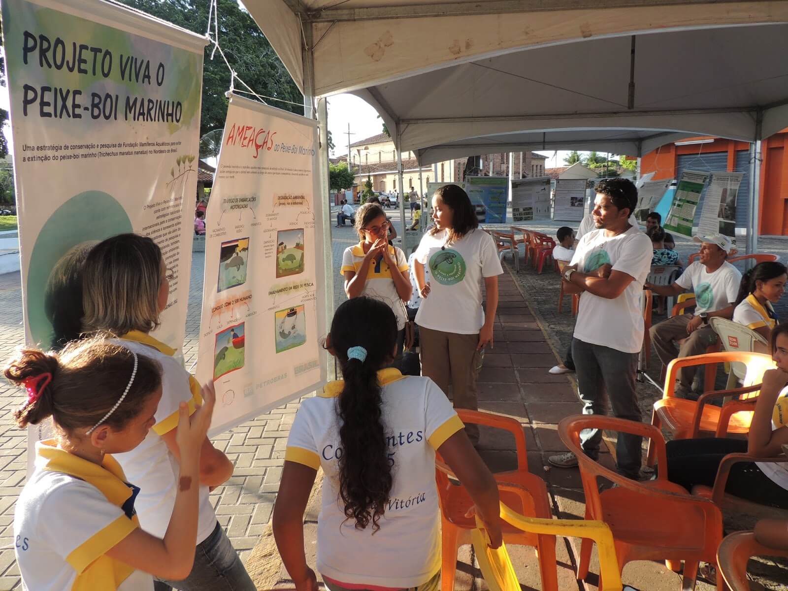 Imagem 2 de Fundação Mamíferos Aquáticos participa do Dia do Meio Ambiente em Rio Tinto